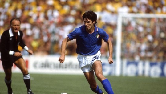 Fitues i 'Topit të Artë' dhe golashënues i Italisë në Botëror, Paolo Rossi luajti me Juven dhe Milanin 