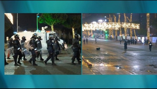 Policia 'merr kontrollin', asnjë protestues të Bulevardi 'Dëshmorët e Kombit'...zhvendosen në ish- Bllok dhe te Drejtoria e Policisë
