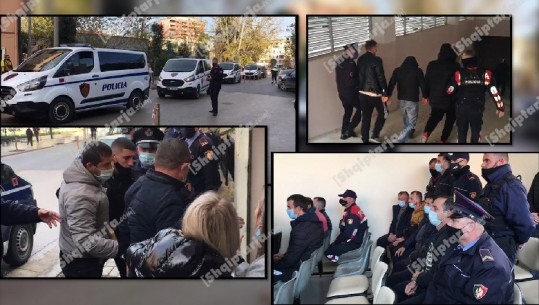 Aksioni antidrogë në Vlorë/ Jepet masa për të arrestuarit, 27 'arrest me burg' dhe 5 'arrest shtëpie'! S'respektohet asnjë masë anti-COVID në seancë, 1 i pandehur me simptoma