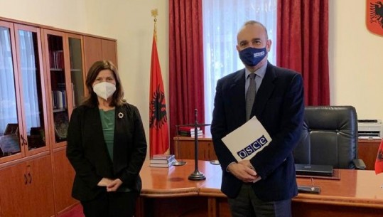Kreu i OSBE në Tiranë, takim me Vitore Tushën/ Del Monaco: Ndihmojmë Gjykatën për të rritur efikasitetin dhe transparencën e saj