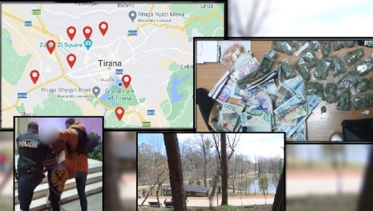 Çfarë ndodhi në 2020-n?/ Kanabis, heroinë dhe kokainë, zonat e 'nxehta' në Tiranë ku shpërndahet drogë, 70 në pranga