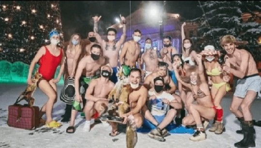 Siberi: Festë me bikini në minus 39 gradë 
