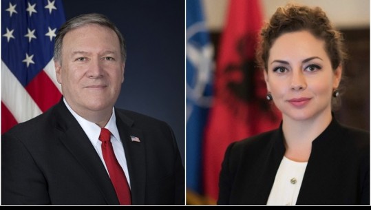 Xhaçka në krye të diplomacisë shqiptare, Pompeo: Partnere e fortë, presim zgjerim të lidhjeve SHBA-Shqipëri! Ministrja: E lumtur që do luaj këtë rol modest