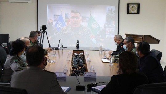 Videokonferencë me ushtarakët e FA-së në misionet e NATO-s/ Xhaçka: Do të jem avokatja më e fortë për çdo efektivi
