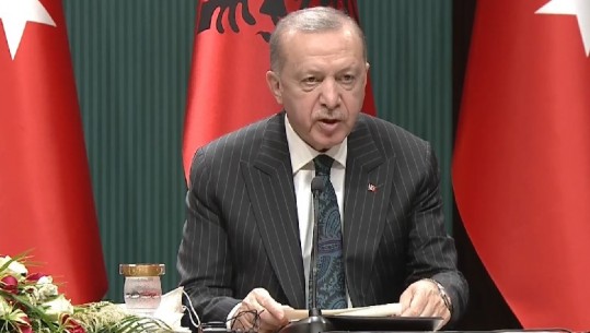Erdogan: Shqipëria është vend mik, vëlla dhe aleat! Rrisim bashkëpunimin (VIDEO)