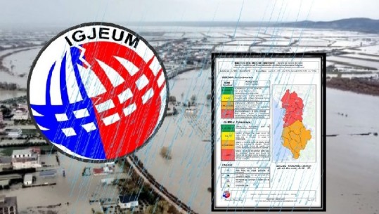 Reshjet/ IGJEUM paralajmëron për nesër: Drini, Buna dhe Vjosa janë rrezik për përmbytje