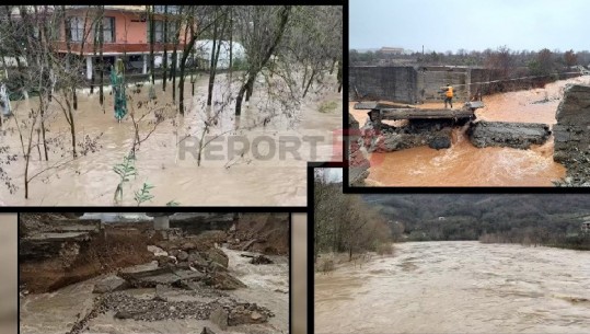 Përmbytjet/ 1595 hektarë nën ujë në Shkodër, rrëshqitje dherash në Kurbin, Lezhë e Korçë! 20 shtëpi rrethohen nga uji në Fushë-Krujë!
