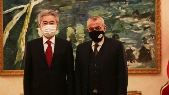 Ruçi pret ambasadorin e ri të Japonisë, Mitsuyuki Takada: Miqësia e bashkëpunimi mes 2 vendeve sfidojnë distancën fizike