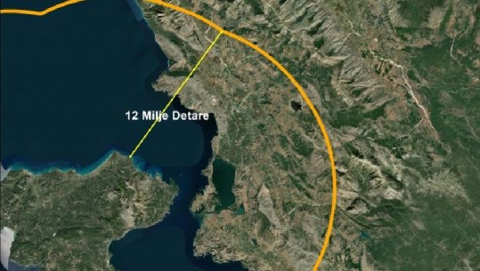 Hartat/ Absurdi i zgjerimit të 12 miljeve nga Greqia (që nuk e lejon gjeografia) dhe çfarë do të ndodhte po të aplikohej
