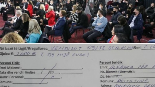 Nuk respektuan masat anti-COVID, gjobiten me 2 mijë euro AAK dhe Nisma në Kosovë 