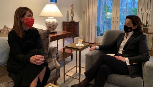 Ambasadorja Kim takon Majlinda Bregun: Mbështetje për integrimin dhe lëvizjen e lirë të mallrave e njerëzve në Ballkan