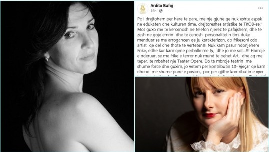 Pas denoncimit të logos së 'Operas' , si plagjiaturë, pianistja Ardita Bufaj- drejtoreshës artistike: Mos guxo të kërcënosh njerëz të pafajshëm   