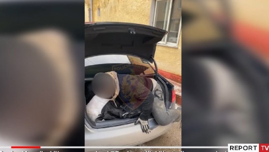 Po transportonte 3 emigrantë të paligjshëm me ‘Audi’, njëri prej tyre gjendet në bagazh! Arrestohet në flagrancë  29-vjeçari nga Korça  (VIDEO)