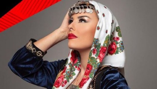  Veshja tradicionale shqiptare ‘pushton’ Eurovisionin, Anxhela Persiteri përshëndet të gjithë shqiptarët në botë