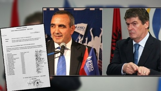Sali Shehu firmosi koalicionin me Bashën/ Pas largimit të Bamir Topit, shkrihet dega e FRD në Tiranë
