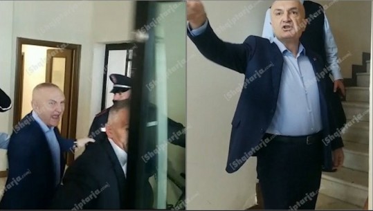 Bashkia u kërkon të lirojnë zyrat! Sherr dhe përplasje fizike te FRD, Meta kërcënon policët: Do ju çoj në burg me duart e mia, do përfundoni nën këpucët e shqiptarëve! VIDEO nga përleshja