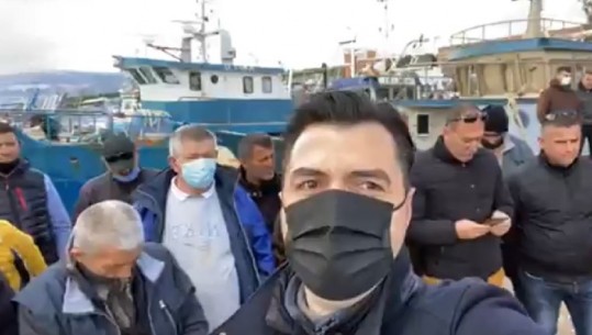 Basha në Vlorë, prezanton 3 pikat në mbështetje të peshkatarëve: Në 25 prill s'do dalin në det, por do votojnë për ndryshimin (VIDEO)
