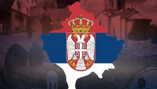 Provokon Vuçiç, poston hartën e Kosovës të pikturuar me flamurin e Serbisë: Ne nuk jemi të dobët