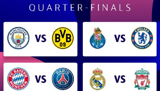 Përcaktohet rruga drejt Stambollit, Bayern-PSG dhe Real-Liverpool superpërballjet e çerekfinaleve të Champions