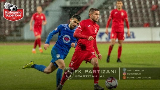 Partizani shpërdoron tjetër shans për kreun, 'paqe' pa gola me Teutën në Elbasan