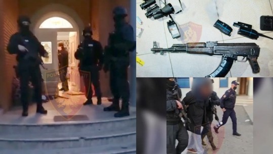 Elbasan/Policia mësyn 'fortesën' e Çapjave, dalin pamjet nga aksioni! Pas arrestimit të Ardian Çapjes kapet edhe një i kërkuar, strehohej në banesën e tyre