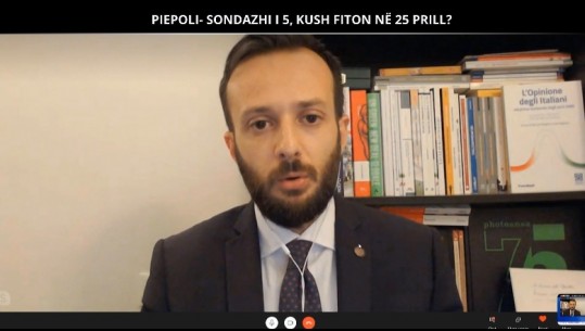 Sondazhi i 5-të në Report Tv/ Zv. Presidenti i Institutit Piepoli: Kampioni më i madh, janë intervistuar 1200 persona