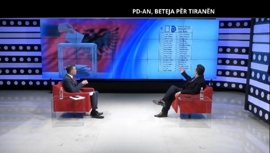 I shtati në listën e PD-AN në Tiranë, Mediu: Objektivi i PR të marri mbi 10 mijë vota, mandatin e sigurojmë jo si rezultat i koalicionit