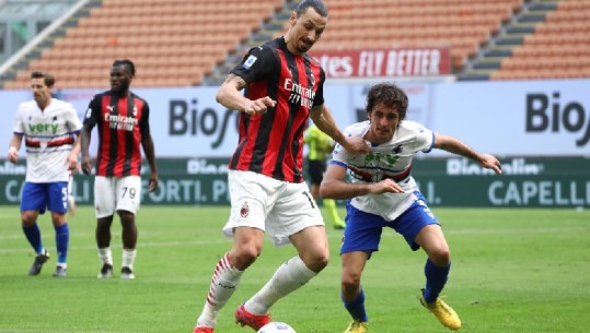 Milan zhgënjen kundër Sampdoria-s, goli i Hauge nuk mjafton! Buzëqesh Interi