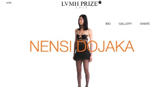 Nensi Dojaka, një shqiptare për herë të parë që nominohet për çmimin e Louis Vuitton