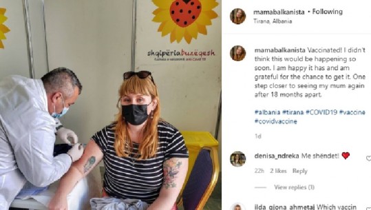 'Faleminderit Rama', blogerja angleze vaksinohet me Sinovac në Shqipëri: Më në fund do takoj nënën time