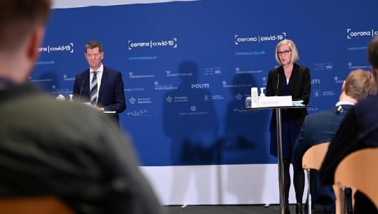 Zyrtares së lartë të Danimarkës i bie të fikët gjatë konferencës për shtyp (VIDEO)