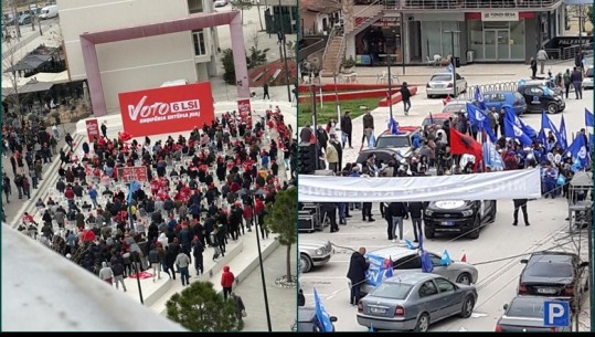 VIDEOLAJM/ Si u katandisën mitingjet e Bashës dhe Kryemadhit në Qarkun e Vlorës