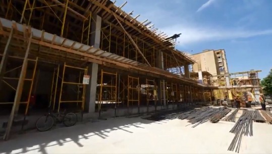 Rindërtimi, Veliaj publikon pamjet nga punimet e shkollës së re 'Sami Frashëri': Edhe pak nga realizimi final (VIDEO)