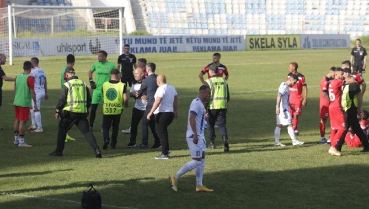 Hynë në fushë dhe kundërshtuan policinë në ndeshjen kundër Tiranës, arrestohen drejtuesit e Kastriotit