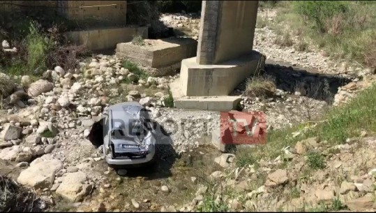 (VIDEO) Makina bie nga Ura e Vërtopit, përfundon në Osum! Plagoset 28-vjeçarja, dërgohet te Trauma në Tiranë