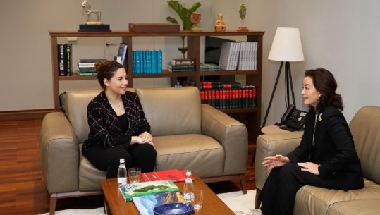 Drejt zgjedhjes në Këshillin e Sigurimit të OKB-së, ministrja Xhaçka takohet me ambasadoren Kim: SHBA, krah për krah Shqipërisë