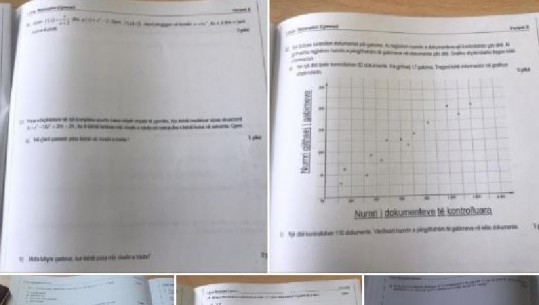 Njësoj si në provimin e Gjuhë Letërsisë, nxënësit publikojnë në internet foto të testit të Matematikës