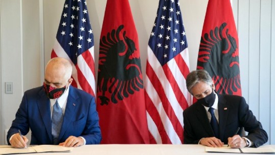 Shqipëria në krah të SHBA, koordinim për teknologjinë 5G, jo kineze! Firmoset marrëveshja në Bruksel! Sekretari Blinken-Ramës: Jeni shembull i mirë