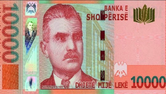 Banka e Shqipërisë prezanton për herë të parë kartëmonedhën 10.000 lekëshe dhe prerjen e re të 1000 lekëshit