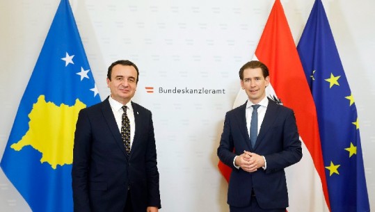 Albin Kurtin pritet nga kancelari Kurz: Do vazhdojmë bashkëpunimin me Kosovën drejt integrimit europian