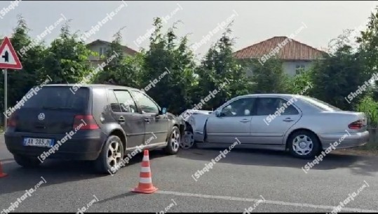 Aksident në Shkodër, përplasen dy automjete, plagosen dy shoferët! Shkak shpejtësia e lartë