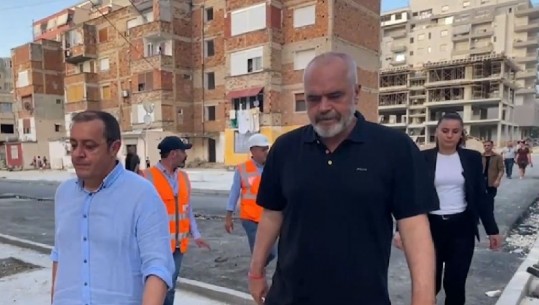 Rama në Vlorë, inspekton punimet në lagjen Çole: Vijon transformimi, do krijohen kushte më të mira për komunitetin