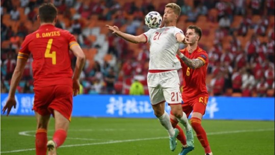 Euro 2020/ Danimarka çerekfinalistja e parë, shkatërron Uellsin! Në turin tjetër e pret fituesi i çifit Holandë-Çeki 