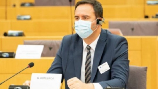 Kryeparlamentari i Kosovës Konjufca në Parlamentin Evropian: Bllokimi i vizave është i paarsyeshëm