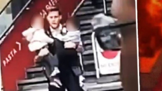 ‘Shpërthen’ zjarri pranë stacionit të metrosë në Londër, polici hero mban në krahët e tij 2 vogëlushët dhe i shpëton teksa gjithçka përfshihet nga flakët 