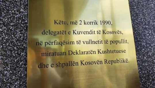 Kuvendi i Kosovës shënon përvjetorin e Deklaratës së Pavarësisë më 1990