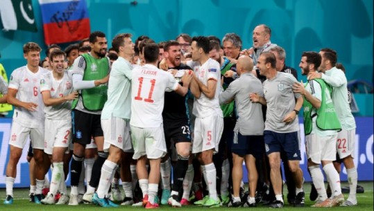 Euro 2020/ Buzëqesh Spanja, eliminon Zvicrën me penallti! Në gjysmëfinale përballet me fituesin e çiftit Itali-Belgjikë