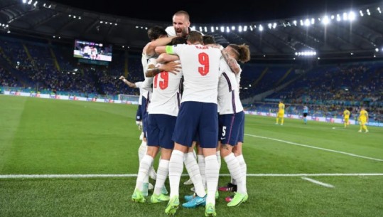 Euro 2020/ Anglia 'shkatërron' Ukrainën, Kane shkëlqen me 'dopietë'! Në gjysmëfinale kundër Danimarkës