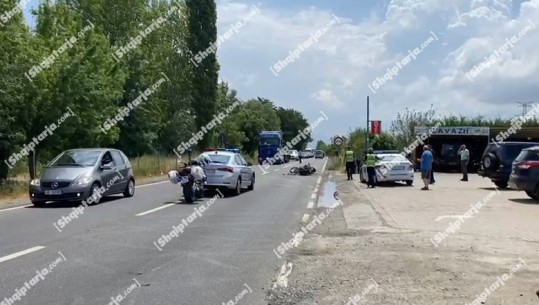 Në Shqipëri për të bërë tur me motor, turisti nga Bosnja përplaset nga makina në Lezhë, dërgohet me urgjencë në spital