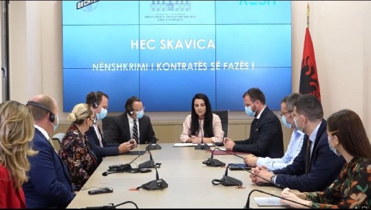 Skavica, nënshkruhet kontrata mes kompanisë Bechtel dhe KESH! Balluku: Vepra më e rëndësishme në sektorin energjetik, do minimizojë përmbytjet